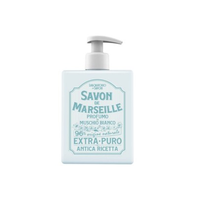 LABORATORIO DEI SAPONI SAPONE MARSIGLIA MUSCHIO BIANCO 500 ML LABORATORIO DEI SAPONI SAPONE MARSIGLIA MUSCHIO BIANCO 500 ML