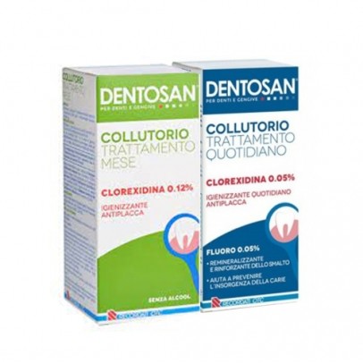 DENTOSAN COLLUTORIO BIPACK 0,12% MESE 200 ML + 0,05% QUOTIDIANO 200 ML