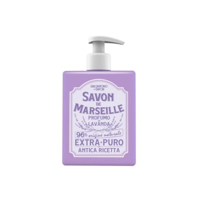 LABORATORIO DEI SAPONI SAPONE MARSIGLIA LAVANDA 500 ML LABORATORIO DEI SAPONI SAPONE MARSIGLIA LAVANDA 500 ML