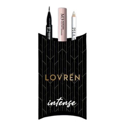 LOVREN KIT LUXURY INTENSE 1 MASCARA M3 + 1 EYELINER E2 PHA