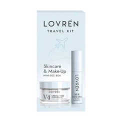 LOVREN MINI-SIZE BOX BLUE  M4 MASCARA MINI + V4 CREMA VISO MINI