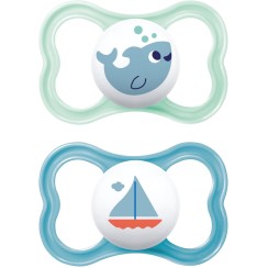 MAM AIR SUCCHIETTO 16+ MESI SILICONE DOPPIO MASCHIO