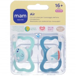 MAM AIR SUCCHIETTO 16+ MESI SILICONE DOPPIO MASCHIO