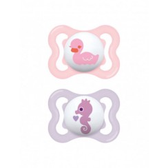 MAM AIR SUCCHIETTO 2-6 MESI SILICONE DOPPIO FEMMINA