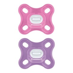 MAM COMFORT 0-3M SIL FEMM 2PZ