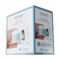 MIAMO KIT PUNTI NERI 1 CLEANSING PURIFYING MASK 60 ML + 1 SALICIDIC ACID EXFOLIATOR 10 ML + 1 BLACKHEAD TOOL