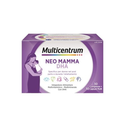 MULTICENTRUM NEO MAMMA DHA 30 COMPRESSE + 30 CAPSULE MOLLI