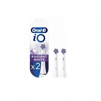 ORALB POWER REFILL IO RADIANT WHITE 2 PEZZI