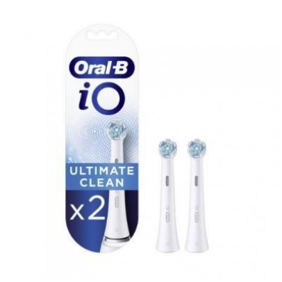 ORALB POWER REFILL IO ULTIMATE CLEAN WHITE 2 PEZZI