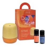 PURAE KIT DAY TO NIGHT DIFFUSORE MINI ARANCIO-LIMONE CON SINERGIE 5 ML