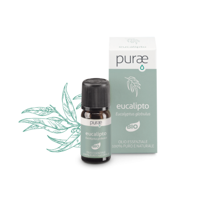 PURAE EUCALIPTO BIO FOGLIE OLIO ESSENZIALE 10 ML