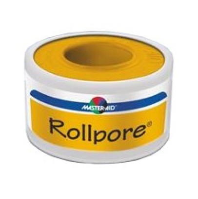 CEROTTO IN ROCCHETTO MASTER-AID ROLLPORE TESSUTO NON TESSUTO5X5 CEROTTO IN ROCCHETTO MASTER-AID ROLLPORE TESSUTO NON TESSUTO5X5