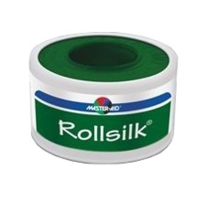 CEROTTO IN ROCCHETTO MASTER-AID ROLLSILK SETA 5X2,50 CEROTTO IN ROCCHETTO MASTER-AID ROLLSILK SETA 5X2,50