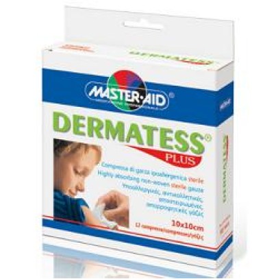 GARZA DERMATESS PLUS 10X10 12 PEZZI GARZA DERMATESS PLUS 10X10 12 PEZZI