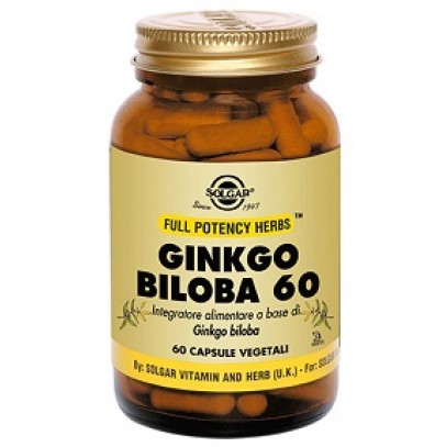 GINKGO BILOBA 60 60 CAPSULE VEGETALI