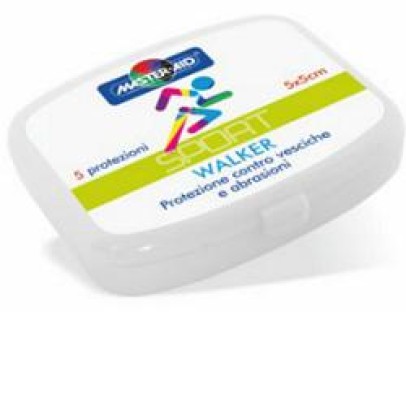 PROTEZIONE TALLONE VESCICHE E ABRASIONI MASTER-AID SPORT WALKER 5X5 5 PEZZI PROTEZIONE TALLONE VESCICHE E ABRASIONI MASTER-AID SPORT WALKER 5X5 5 PEZZI