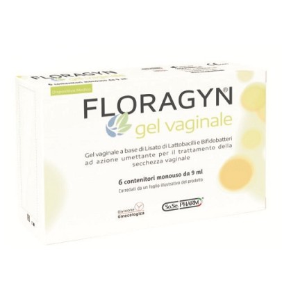 GEL VAGINALE A BASE DI LATTOBACILLI LISATI FLORAGYN GEL 6 TUBETTI MONODOSE 9ML