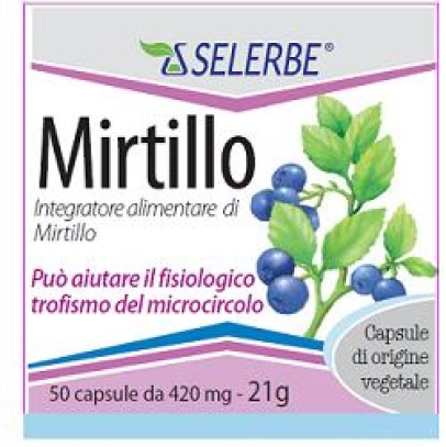 MIRTILLO ESTRATTO SECCO TITOLATO 50 CAPSULE MIRTILLO ESTRATTO SECCO TITOLATO 50 CAPSULE