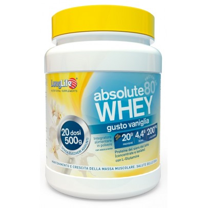 LONGLIFE ABSOLUTE WHEY VANIGLIA 500 G