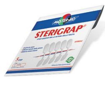 CEROTTO PER SUTURA MASTER-AID STERIGRAP 3,2X0,8 5 PEZZI CEROTTO PER SUTURA MASTER-AID STERIGRAP 3,2X0,8 5 PEZZI