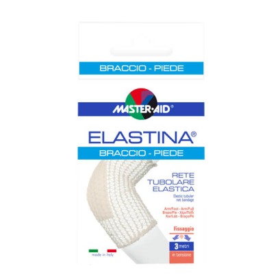 RETE TUBOLARE ELASTICA IPOALLERGENICA MASTER-AID ELASTINA BRACCIO/PIEDE 3 MT IN TENSIONE CALIBRO 4 CM RETE TUBOLARE ELASTICA IPOALLERGENICA MASTER-AID ELASTINA BRACCIO/PIEDE 3 MT IN TENSIONE CALIBRO 4 CM