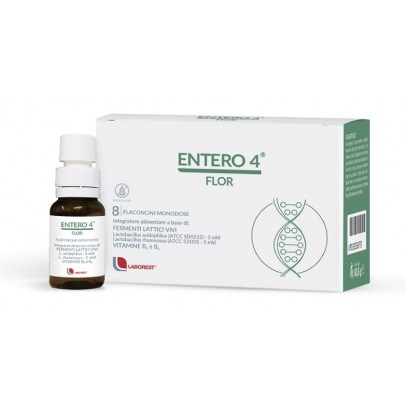 ENTERO 4 FLOR 8 FLACONCINI 10 ML