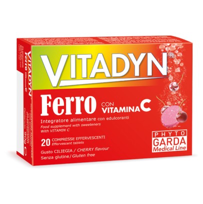 VITADYN FERRO + VITAMINA C 20 COMPRESSE EFFERVESCENTI