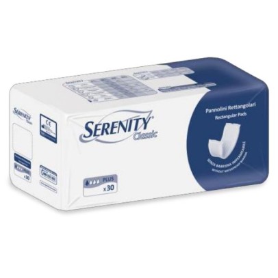 PANNOLONE PER INCONTINENZA FORMATO RETTANGOLARE SENZA BARRIERA SERENITY 30 PEZZI PANNOLONE PER INCONTINENZA FORMATO RETTANGOLARE SENZA BARRIERA SERENITY 30 PEZZI