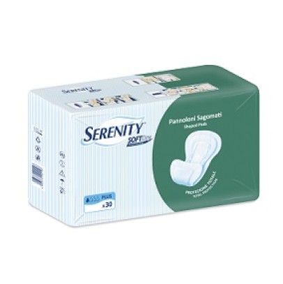 PANNOLONE PER INCONTINENZA SERENITY SOFTDRY SAGOMATO TRASPIRANTE FORMATO PLUS 30 PEZZI PANNOLONE PER INCONTINENZA SERENITY SOFTDRY SAGOMATO TRASPIRANTE FORMATO PLUS 30 PEZZI
