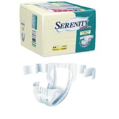 PANNOLONE PER INCONTINENZA SERENITY VESTE SD FORMATO SUPER TAGLIA LARGE 15 PEZZI