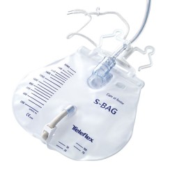 SACCA DI DRENAGGIO LETTO PER INCONTINENZA 2000ML IN PVC CONVALVOLA DI NON RITORNO E SCARICO STERILE GOCCIOLATOIO FILTROAD ARIA CIRCUITO CHIUSO 100% TUBO DI RACCORDO120CM 1 PEZZO