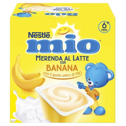 MIO MERENDA BANANA 4 X 100 G