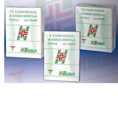 GARZA COMPRESSA STERILE CURAMED 12/8 18X40CM 12 PEZZI GARZA COMPRESSA STERILE CURAMED 12/8 18X40CM 12 PEZZI