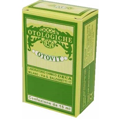 OTOVIT GOCCE OTOLOGICHE 15 ML OTOVIT GOCCE OTOLOGICHE 15 ML