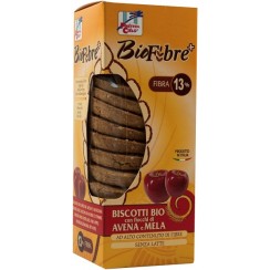 FSC BIOFIBRE+ BISCOTTI AI FIOCCHI DI AVENA E MELA BIO VEGANSENZA LATTE E AD ALTO CONTENUTO DI FIBRE 210 G