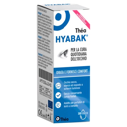 HYABAK PROTECTOR SOLUZIONE OFTALMICA SODIO IALURONATO 0,15%FLACONE 10ML