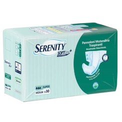 PANNOLONE PER INCONTINENZA A MUTANDINA SERENITY SOFTDRY+ ALOE SUPER LARGE 30 PEZZI