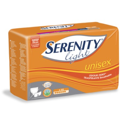 PANNOLONE PER INCONTINENZA SERENITY UNISEX 30 PEZZI PANNOLONE PER INCONTINENZA SERENITY UNISEX 30 PEZZI
