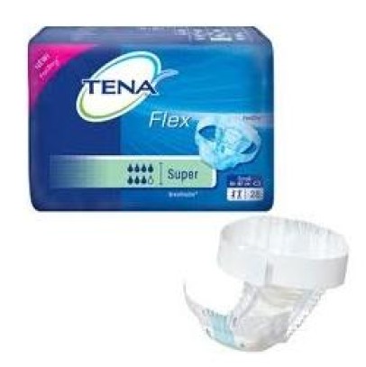 PANNOLONE A CINTURA PER INCONTINENZA TENA FLEX SUPER EXTRA LARGE 30 PEZZI PANNOLONE A CINTURA PER INCONTINENZA TENA FLEX SUPER EXTRA LARGE 30 PEZZI