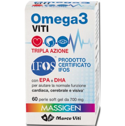 OMEGA3 VITI TRIPLA AZIONE 60 PERLE