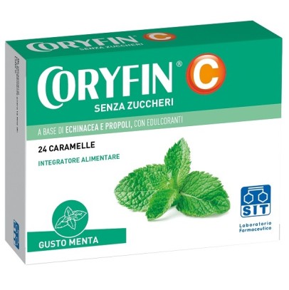 CORYFIN C SENZA ZUCCHERO MENTOLO 48 G CORYFIN C SENZA ZUCCHERO MENTOLO 48 G