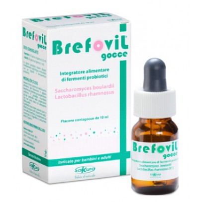 BREFOVIL GOCCE FLACONE 10 ML + 1 BUSTINA SENZA GLUTINE