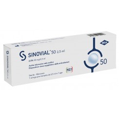 SIRINGA INTRA-ARTICOLARE SINOVIAL ONE ACIDO IALURONICO 2% 2,5 ML