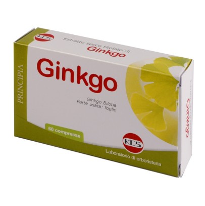 GINKGO BILOBA ESTRATTO SECCO 60 COMPRESSE GINKGO BILOBA ESTRATTO SECCO 60 COMPRESSE
