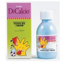 DICALCIO SCIROPPO MUCOLITICO INTEGRATORE ALIMENTARE DI CALCIO E VITAMINA D3 200 ML