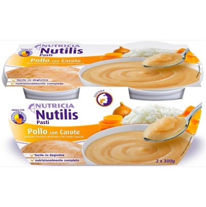 NUTILIS PASTI POLLO CON CAROTE 2 X 300 G NUTILIS PASTI POLLO CON CAROTE 2 X 300 G