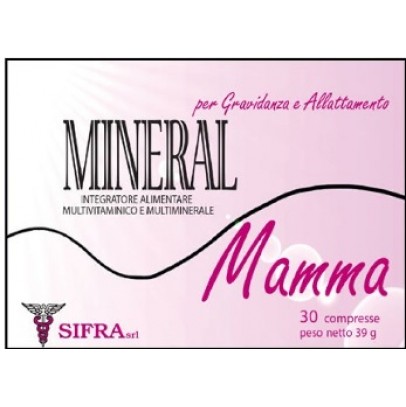 MINERAL MAMMA INTEGRATORE ALIMENTARE PER GRAVIDANZA ED ALLATTAMENTO 30CPR SCATOLA 39 G