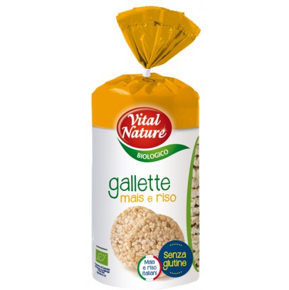 GALLETTE DI MAIS E RISO BIOLOGICHE 135 G