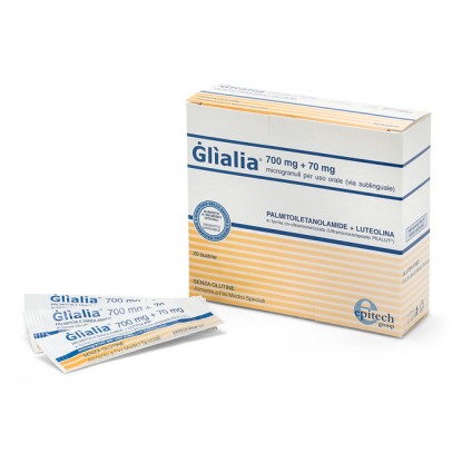 GLIALIA 700MG + 70MG MICROGRANULI USO ORALE VIA SUBLINGUALE20 BUSTINE 1,27 G