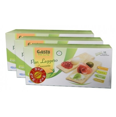 GIUSTO SENZA GLUTINE PAN LEGGERO CROCCANTE 250 G